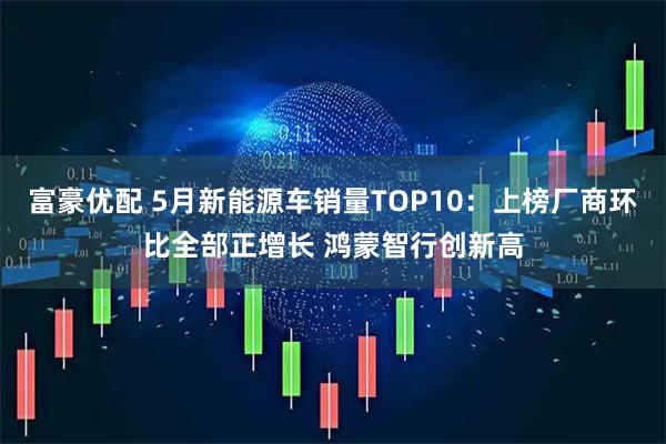 富豪优配 5月新能源车销量TOP10：上榜厂商环比全部正增长 鸿蒙智行创新高