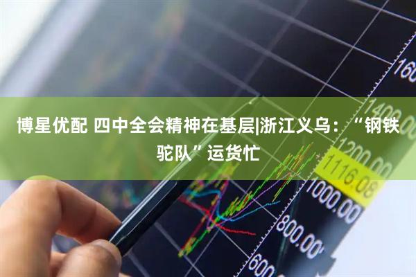 博星优配 四中全会精神在基层|浙江义乌：“钢铁驼队”运货忙