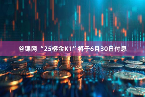谷锦网 “25榕金K1”将于6月30日付息